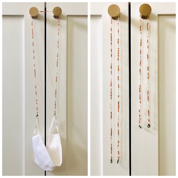 Hand Beaded Delicate Face Mask Lanyard Chain - Picture 11 of 12